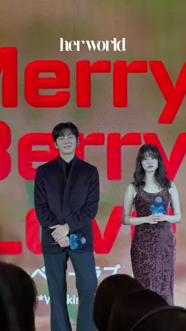 At the press conference, they also revealed that Ji Changwook will still be filming this Sunday. And honestly? The behind-the-scenes tea is even cuter. Since the show brings Korean and Japanese cultures together, he shared that the two actually didn’t speak each other’s language at first… but slowly picked things up along the way. He also mentioned that the role was made for Mio — and that they’ve been working super hard together to make this story shine. #herworldsingapore #jichangwook #mioimada #merryberrylove @Disney+ Singapore  