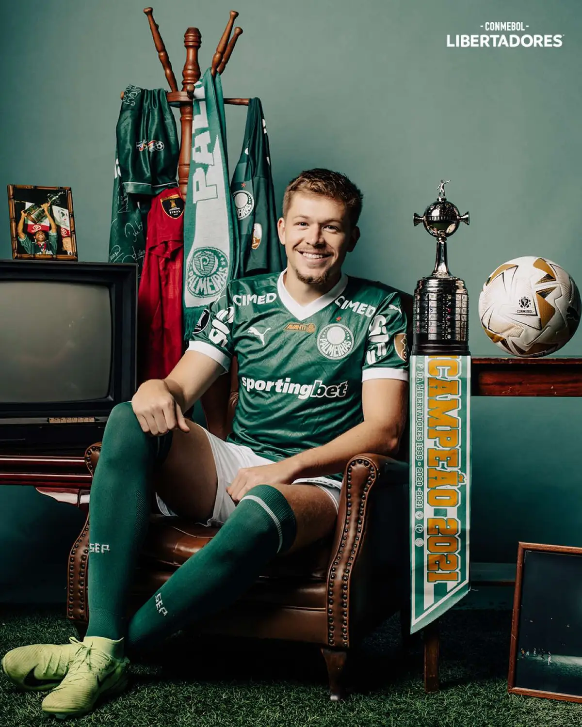 Bruno Fuchs preparado para sua segunda final de CONMEBOL #Libertadores consecutiva! 🫡🏆 #palmeiras #GloriaEterna 