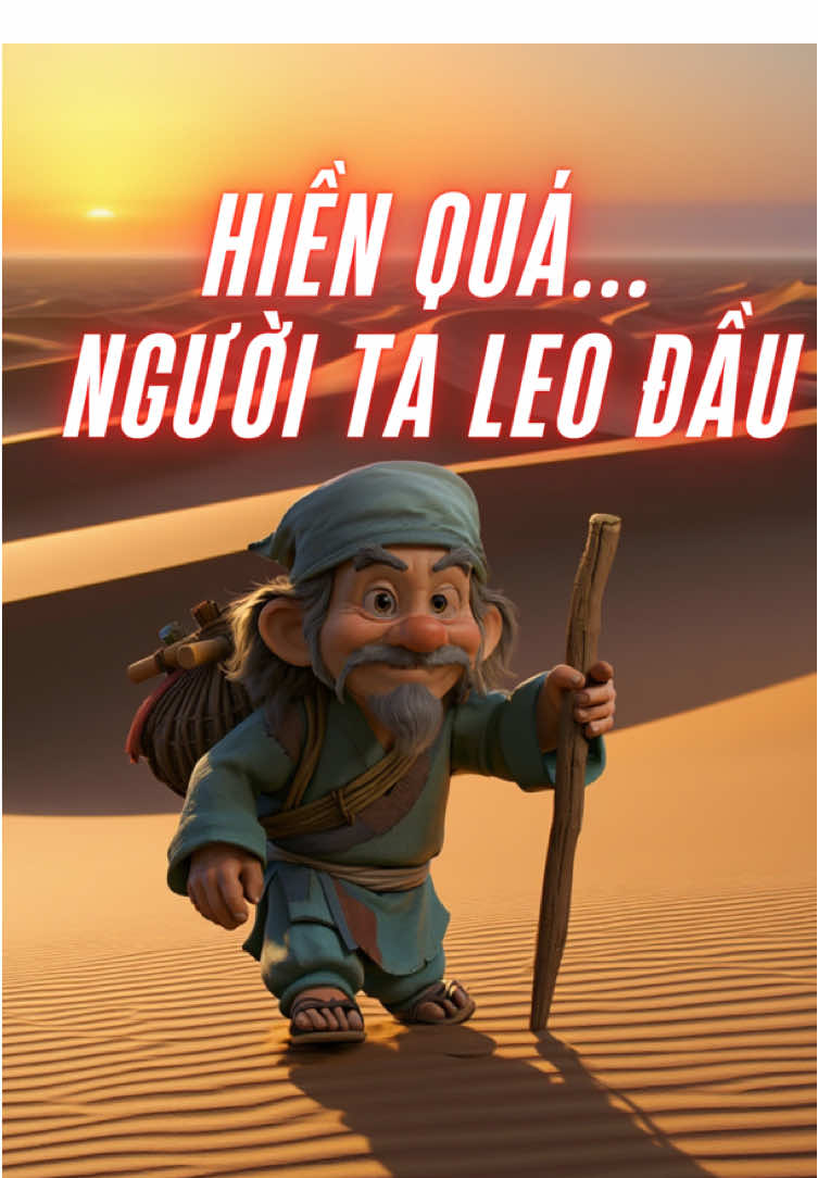 Hiền quá… ngươi tưởng người ta thương? Đời á… ngươi nhịn một lần, người ta quen. ngươi nhịn hai lần, người ta lấn. Hiền thì tốt, nhưng phải có ranh giới. Đừng để lòng tốt của ngươi… thành cái thang cho người khác leo lên đầu.  #TriếtLýCuộcSống #ĐờiLàVậy #NgheMàThấm