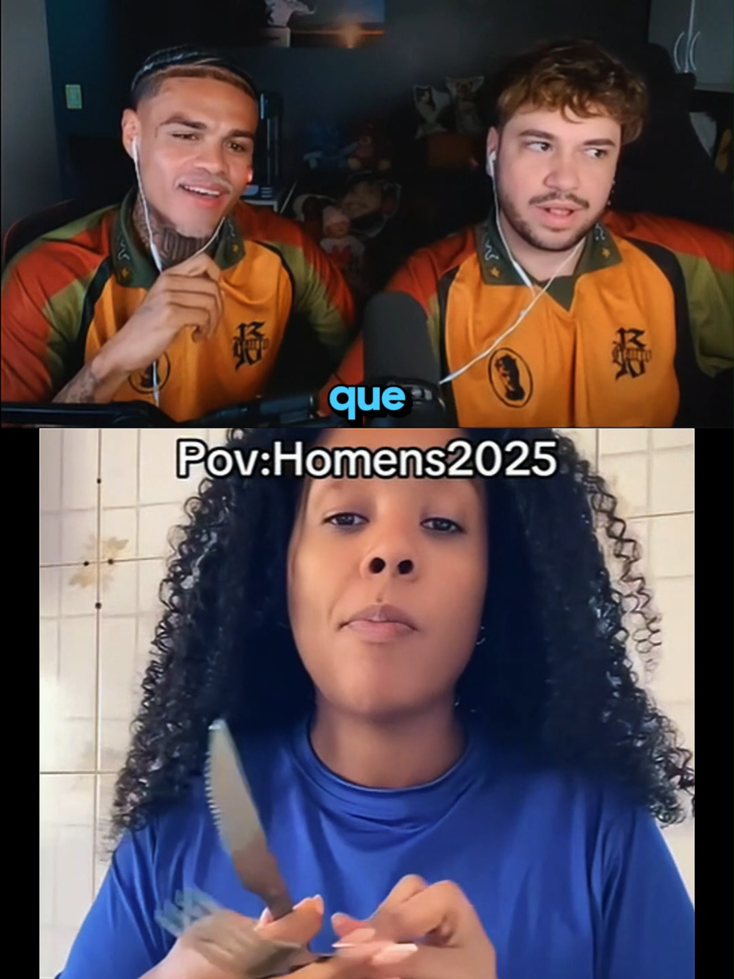 MC Cabelinho e Brino Reagindo Homens de 2025 #brino #livedobrino #bruninzor #humor #viral
