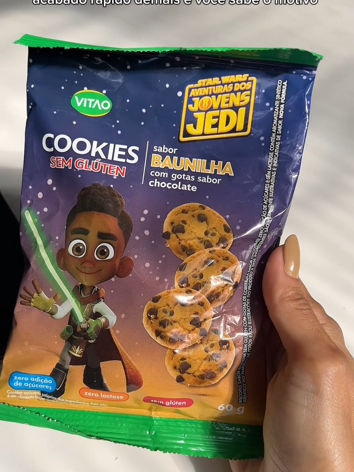 Quando você fica viciada nos cookies saudáveis que comprou para o seu filho! Crocantes, saborosos e perfeitos para qualquer lanche.  Clique no carrinho e garanta o seu no TikTok Shop! #foryoupage #vitaoalimentos #tiktokshop #foryou #blackfriday #liveshop #november #wellness