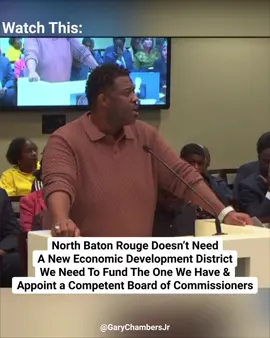 Tonight I spoke against Councilman Daryl Hurst’s plan for a new tax to fund an economic development district for Delmont Village Shopping Center — creating another silo instead of fixing the ones we already have. I live in this district. I served nearly a decade on the Baton Rouge North Economic Development District. Politics is why I’m no longer on that board — the same politics that pushed out other effective Black leaders. Sen. Regina Barrow has been upset since I ran against her in 2019 and even ran bills to remove me. Go check the legislation she ran the last few years JBE was in office for yourself. I finally stopped getting reappointed when I realized she will ruin the whole thing to remove me. So I stepped aside. Look at it today. I’m no longer sparing leaders in this city. We losing too much.  That’s the backdrop to why Baton Rouge keeps trying to create new districts: our elected officials don’t want to work together. They’ve built little kingdoms where they control the boards, the budgets, and the power — all under the banner of “economic development.” Here’s what should happen: 1. Reshape the NBR Economic Development District with a new board and more Metro Council appointments. 2. Levy a 1-cent tax across the entire district so it finally has full funding and full staffing. Not having a full team is half the battle.  3. Let the ED lead a 6-month master plan with full support from City-Parish. 4. Build from that plan — focusing on existing anchors like Southern University, the Airport, and Exxon. I’m done pretending we need to make elected officials comfortable. It’s time to shake the table. They either need to work together or admit why our districts keep failing. No one wants to call out Sen. Barrow — and what has that gotten North Baton Rouge? Nothing. A lot of talk and very little progress. We already have a model in the Downtown Development District. I laid out the blueprint tonight. If folks don’t want to use the ideas because I said them, that’s exactly why we don’t advance. Petty politics. We deserve better.