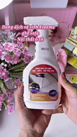 Dung dịch vệ sinh ghế sofa , ô tô #vesinhoto #vesinhsofa #xuhuong 
