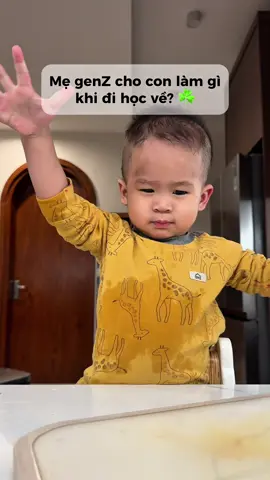 Ko xem tivi thì biết làm gì??? Làm này này 😁 #montessoritoddler 