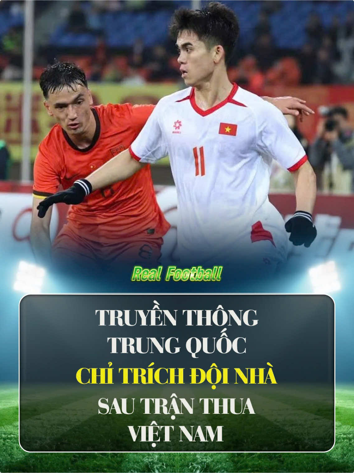 Truyền thông Trung Quốc chỉ trích dữ dội đội nhà khi để thua 0-1 trước U22 Việt Nam. #bongda #vietnam #trungquoc 