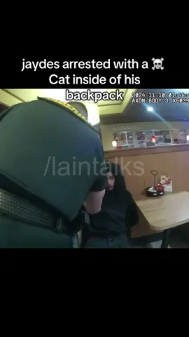 jaydes arrest footage with CAT is crazy #jaydes #jaydeschrist #arrested #wifiskeleton #underground