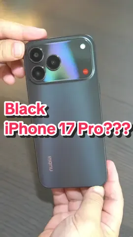 Black iPhone 17 Pro Lookalike, nubia V80 Design Unboxing + Mobile Legends Gaming Test #nubiaV80Design