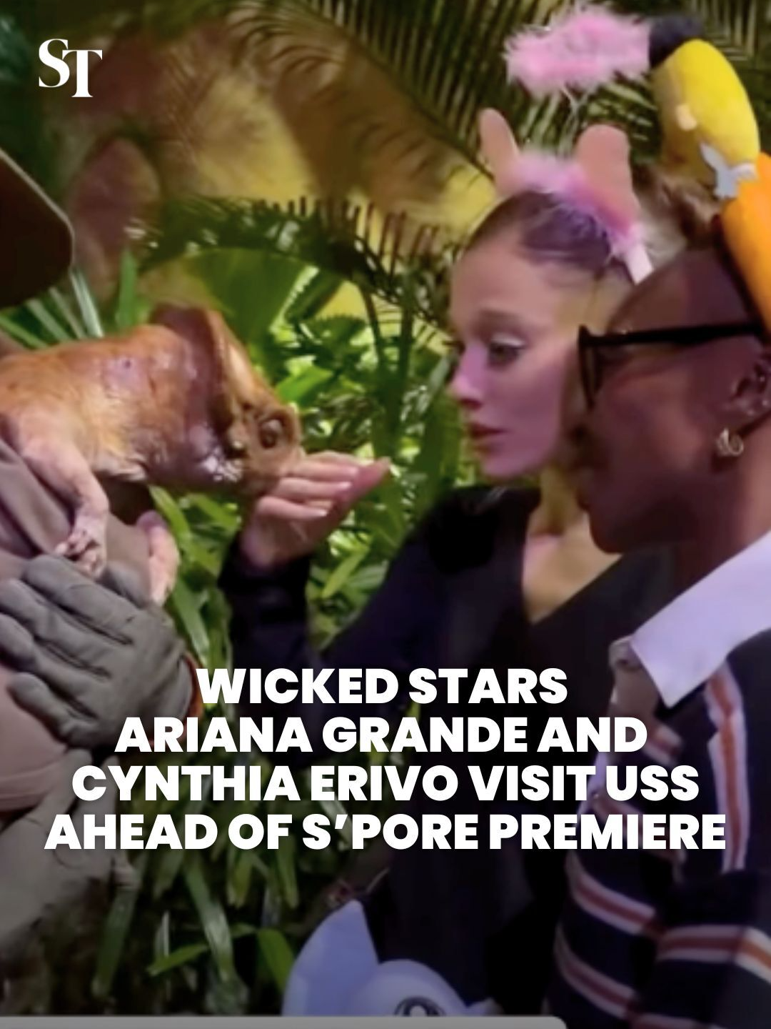 🧙‍♀️🪄💓 Wicked stars @arianagrande and @cynthiaerivo spent one short night at Universal Studios Singapore ahead of the premiere of Wicked: For Good at the theme park. #Singapore #USS #Wicked #arianagrande #cynthiaerivo
