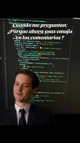 Cuando preguntan por los emojis de que ahora uso en mi código 🥶 #programacion #codememe #humor #coding 