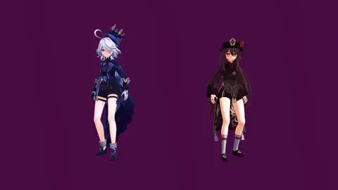 furina x hutao🐧 #GenshinImpact #genshinimpactedit 