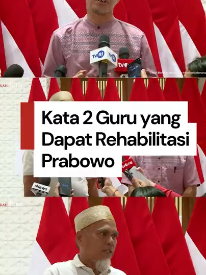 Dua guru asal Kabupaten Luwu Utara, Sulawesi Selatan, yaitu Abdul Muis dan Rasnal mendapat rehabilitasi dari Presiden Prabowo Subianto usai divonis 1 tahun penjara dan dipecat sebagai ASN. Keduanya bersyukur telah mendapat keadilan serta nama baiknya dipulihkan. Diketahui, keduanya dipecat dan divonis bui seusai meminta biaya sukarela Rp 20.000 kepada orang tua murid untuk membantu guru honorer yang tidak menerima gaji selama 10 bulan. Creator: Rahmatia Miralena #guru #gurubaik #gurupahlawan #gurudiluwu #detikcom