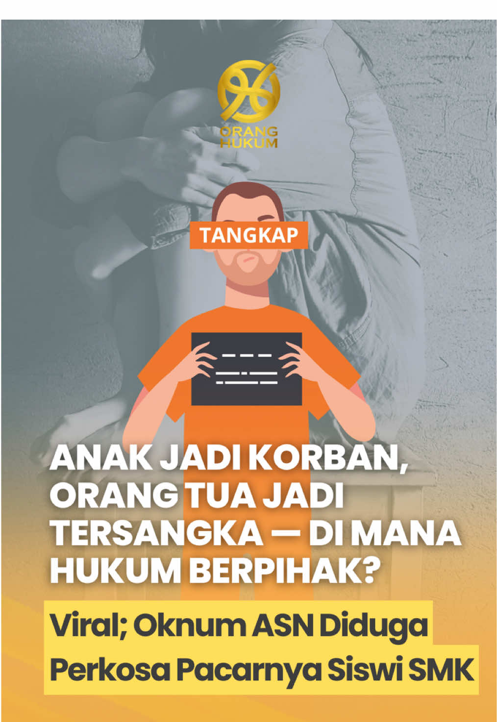Ketika anak menjadi korban, justru orang tua yang dijadikan tersangka — di sinilah kita mempertanyakan keberpihakan penegakan hukum. Kasus dugaan pemerkosaan siswi SMK oleh oknum ASN bukan hanya soal kejahatan seksual, tetapi soal bagaimana negara hadir melindungi yang lemah. Korban butuh keadilan, bukan intimidasi. Orang tua butuh kepastian hukum, bukan kriminalisasi. Penegak hukum harus berani: proses transparan, tindak tegas, dan hentikan praktik yang menyakitkan korban dua kali. Hukum seharusnya berpihak pada mereka yang tidak berdaya. Anaknya jadi korban. Orang tuanya justru dijadikan tersangka. Oknum ASN diduga perkosa siswi SMK—tapi kenapa yang bersuara malah dibungkam? Hukum harusnya lindungi, bukan menyakiti dua kali. #TANGKAPPELAKU #KeadilanUntukKorban #SaveOurGirls #HukumUntukRakyat”