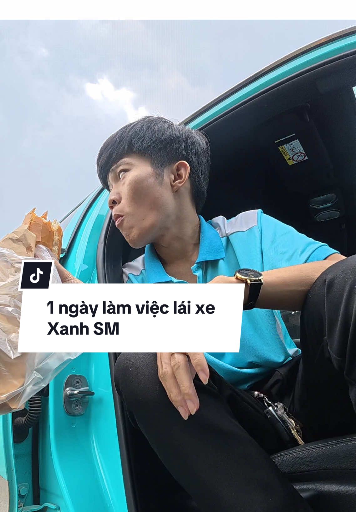 1 ngày làm việc lái xe Xanh SM #BenSM #XanhSM #taxixanhsm 