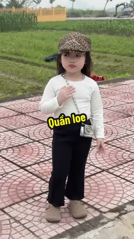 Quần ống loe bé gái #quanloechobe 