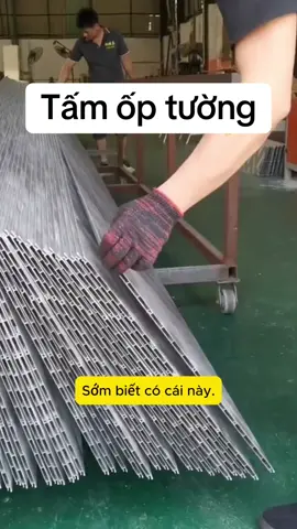 Tấm ốp tường nhôm tổ ong 9mm. #trending #cuanhom #nhomtoong #xuongnhomtoong #tamoptuong 