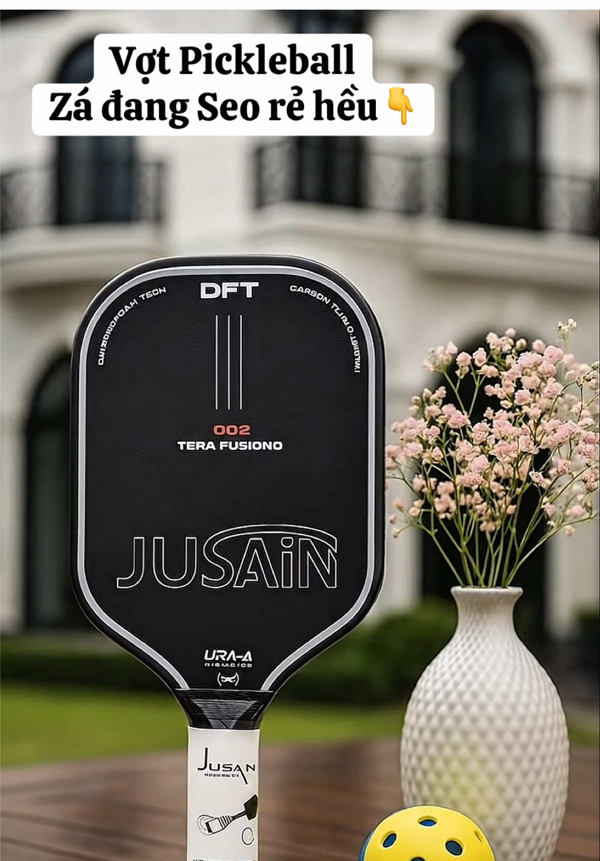 Vợt Pickleball Jusain chính hãng cao cấp #votpickleball #pickleball #giaitri #xuhuongtiktok #viral 