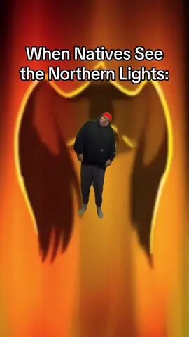Happened to me once #IndigenousTikTok #nativetiktok #northernlights #relatable 