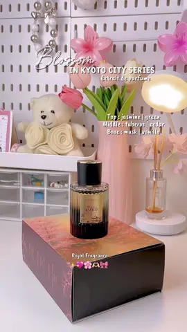 Extrait de parfum vibes jepang di musim semi #parfum #royalfragrance #blossominkyoto #parfumviral 