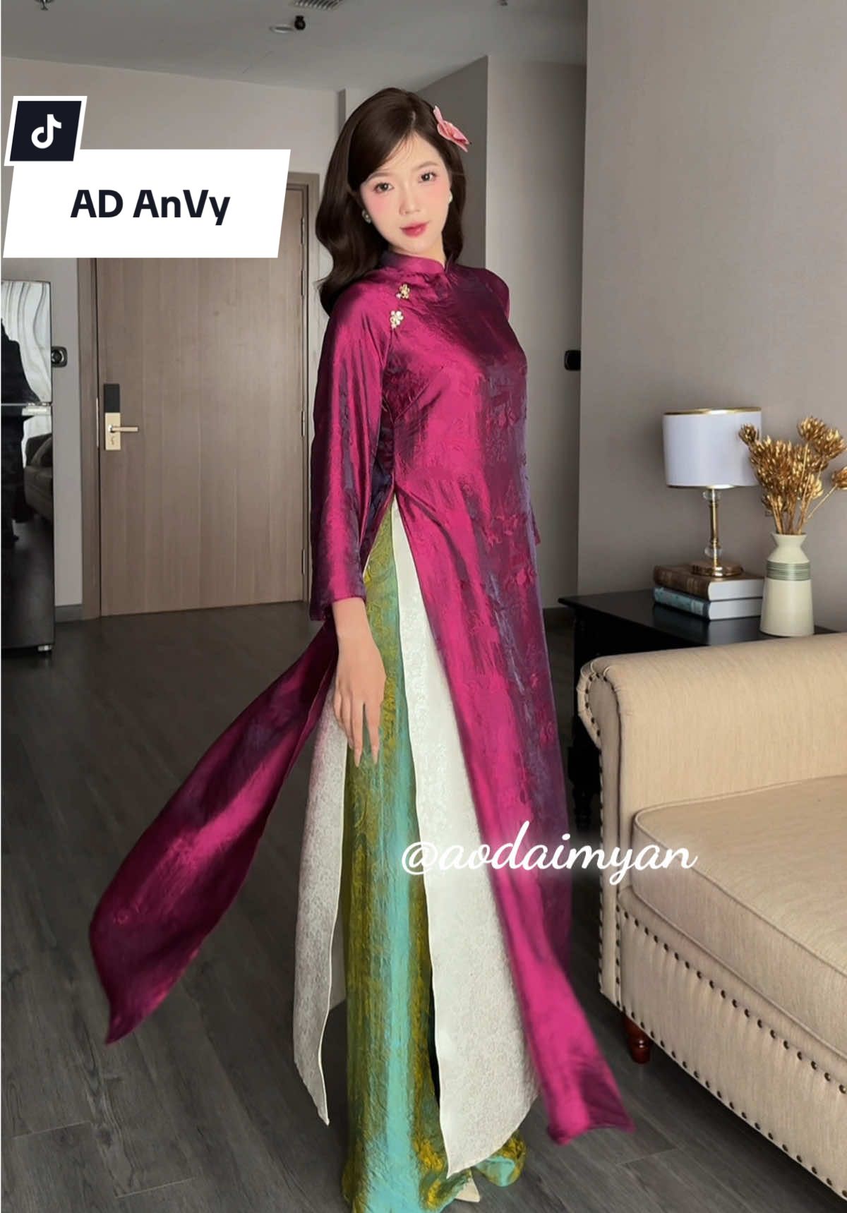 MYAN đảm bảo lương 5 chẹo vẫn mua đc bộ quần tằm 4xx bao sangggg mặc Tết 2026 các chị ơi 🧧🧨🎇🎆🎊#aodaimyan #aodaigam #tet2026 #fyp #xuhuong 