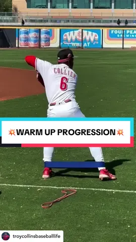 Loved seeing this video on my feed!! Staying stacked on the backside 🔥🔥 great warm up drill for hitters who lunge or push up off the backside.  Repost • @troycollinsbaseballlife Cincinnati Reds Cam Collier warming up before today’s AFL game at Peoria sports complex. Great ballplayer and even better person. Keep it up Cam🔥 #cincinnatireds #cincinnatiredsbaseball #cincinnati #camcollier #topprospect    