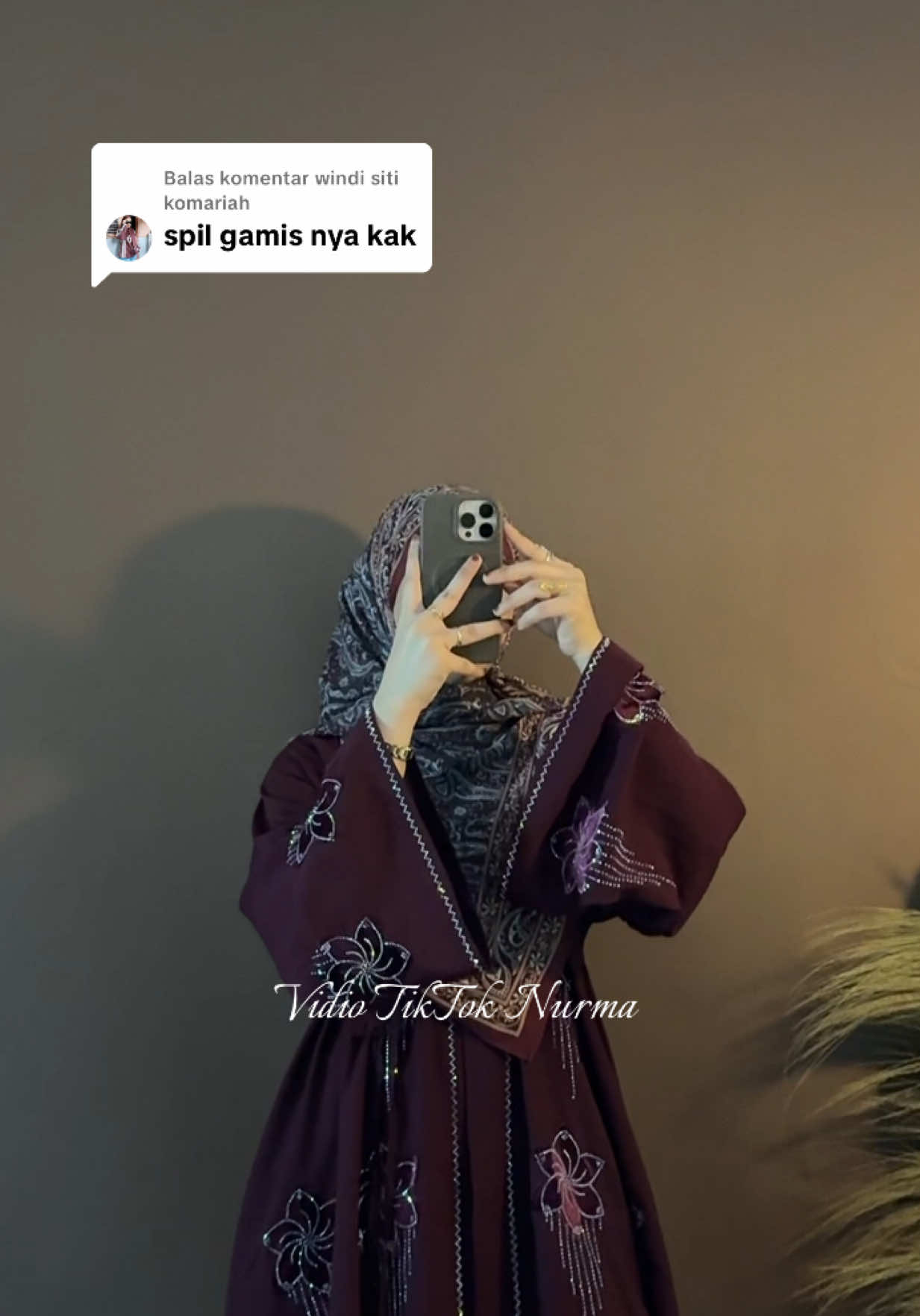 Membalas @windi siti komariah  cusss cakep polll🫰🏻#gamiskekinian #gamiscantik #abayadubai #abayafashion 