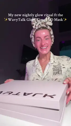 My first PR 🥹🩷 facial results with pajama efforts thanks to @wavytalkofficial #wavytalk #ledmask #facialtreatment #facemask #glowyskin 