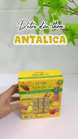 Detox dứa thơm Antalica uống là chồng mê nha #antalica #detox #duathom 