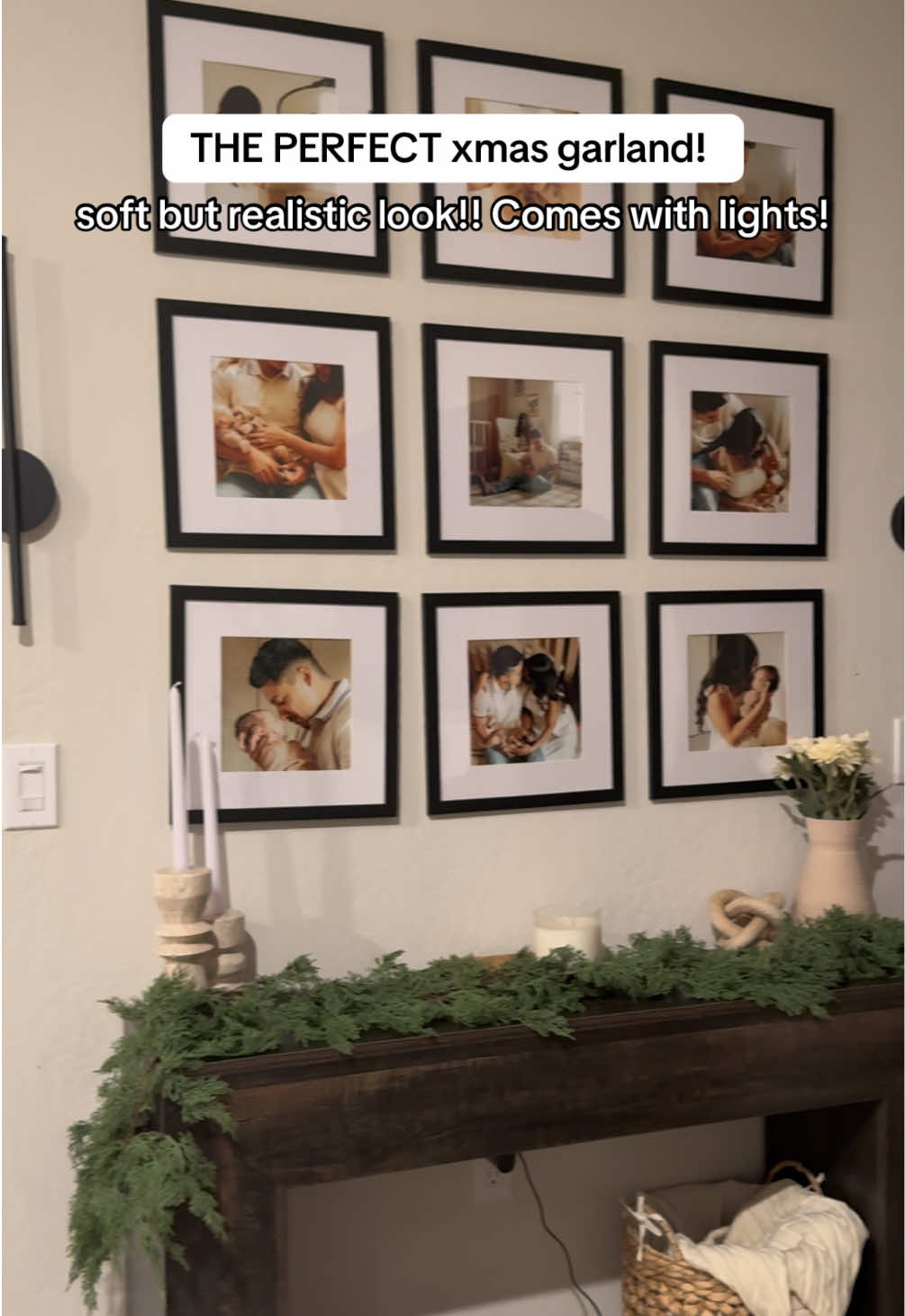 Such a beautiful 6 foot garland #tiktokshopcybermonday #tiktokshopblackfriday #garland #christmasgarland #xmasdecorations 