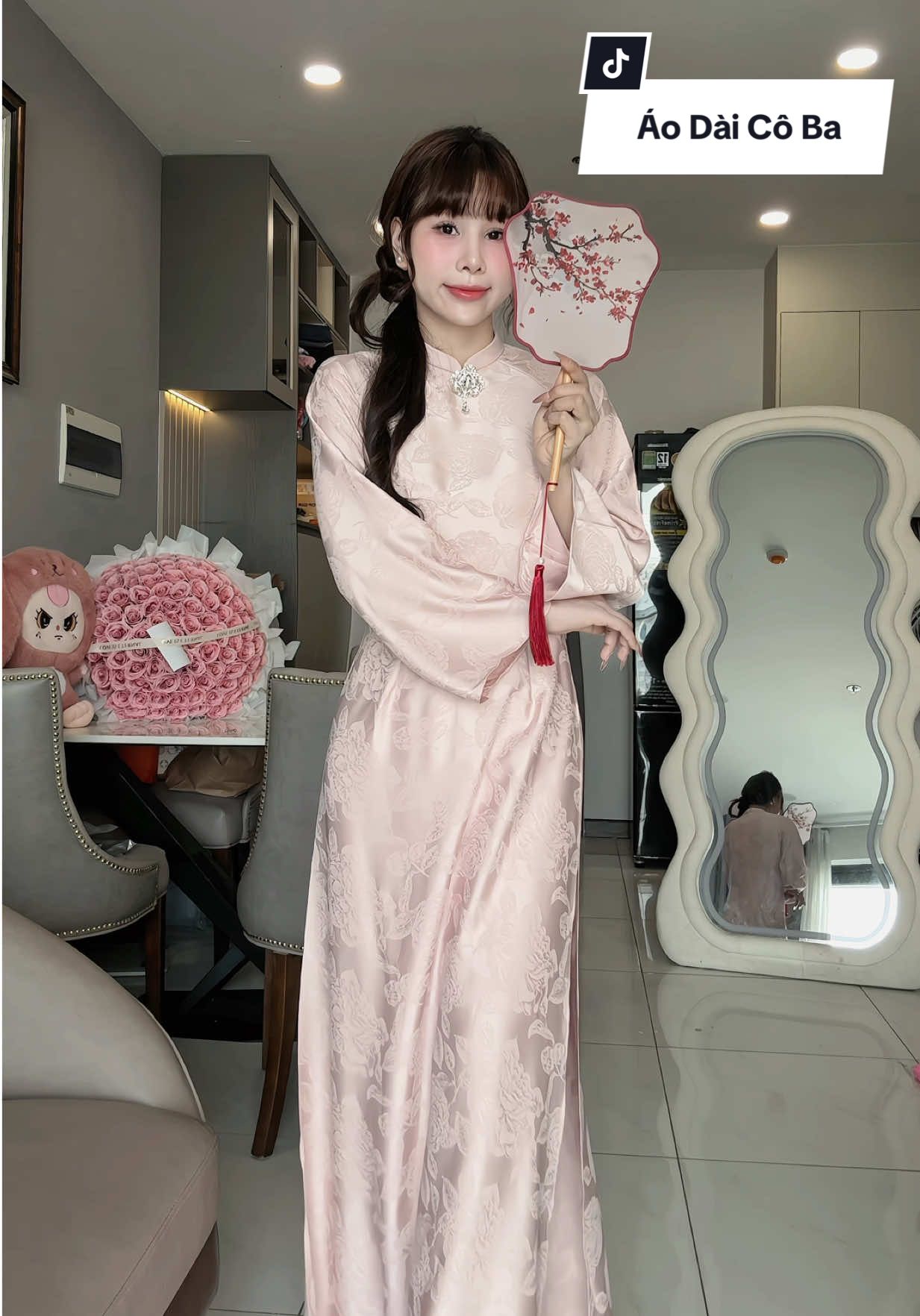 Áo Dài Cô Ba 🥰🥰 #aodai #aodaitet #aodaicachtan #aodaichuptet #aodaixinh #aodaicoba 
