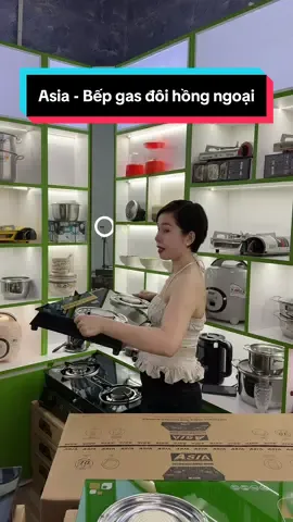 Asia - Bếp gas đôi hồng ngoại tiết kiệm 30% gas bếp gas (mâu mới) Bếpga bếp gas counter top bếp ga bếp khói bếp ga #bếpgahongngoai #bếpgaasiahongngoai #asia #bếpga #cindythuytichcuc