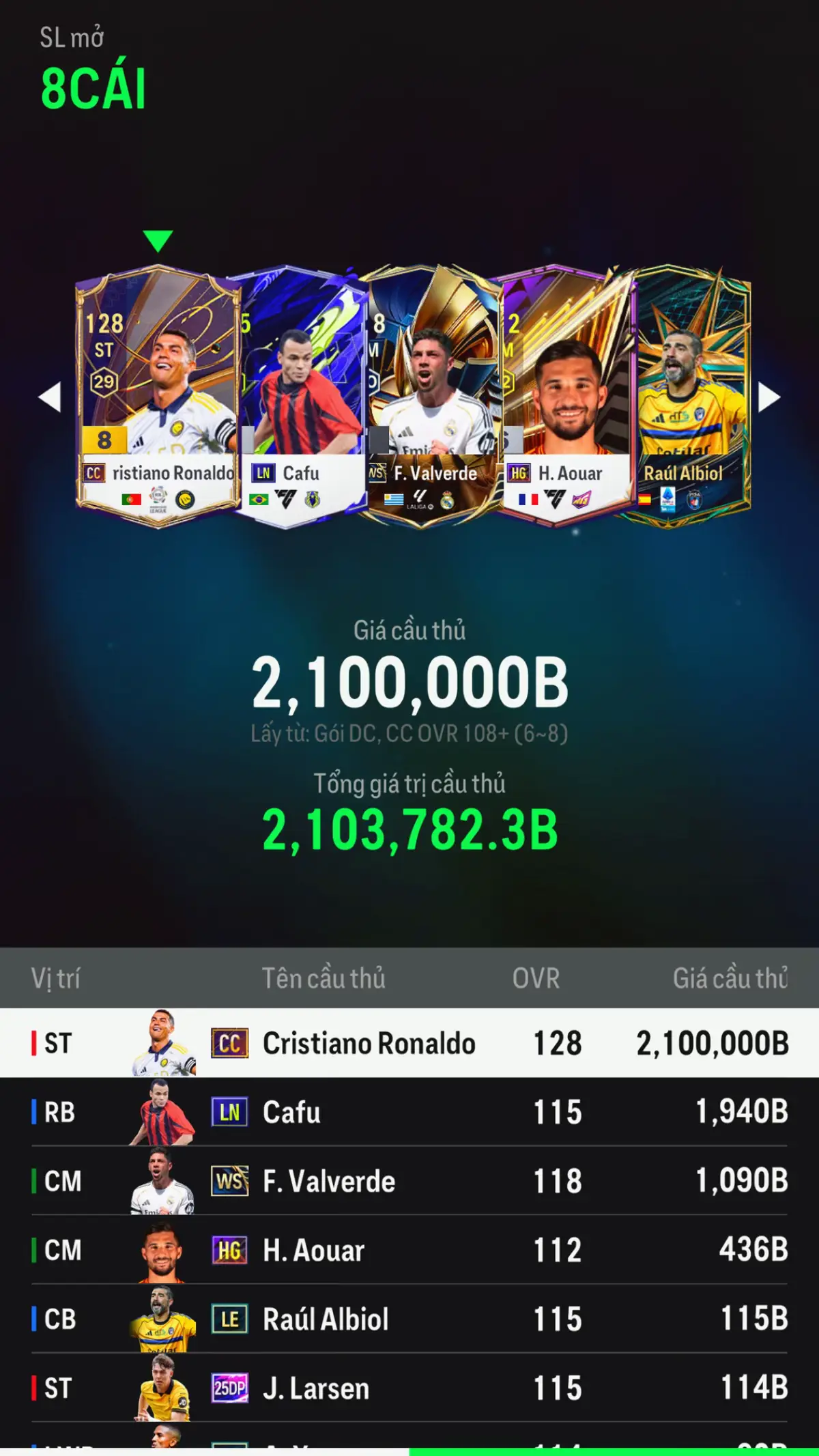 Anh 7 tài trợ chương trình này 🤣 Chim mồng biển này có đẹp nhất chưa anh em nhỉ 🤔 #fconline #xh #brighton #cr7 