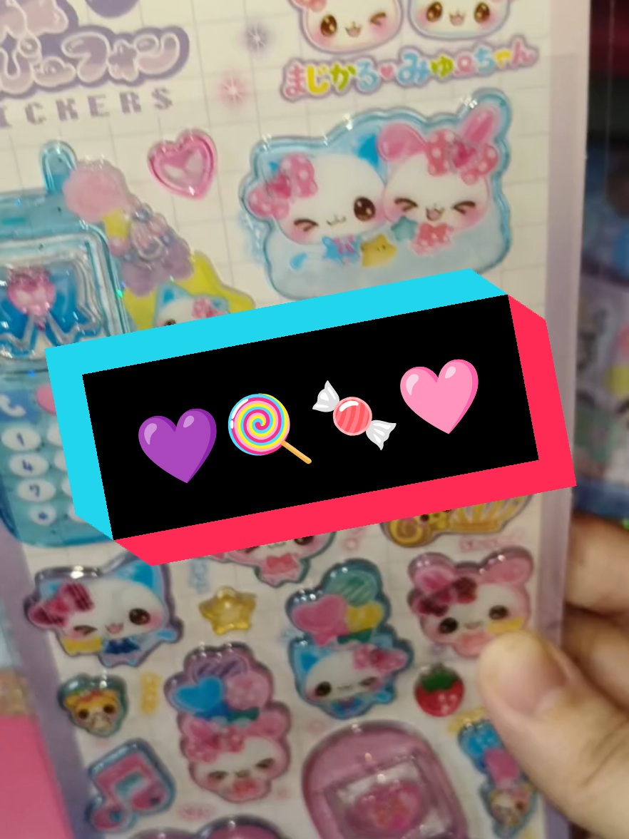 Candy Twins Stickers 🩷💜  #stationery #stationeryhaul  #sticker #stickerhaul 
