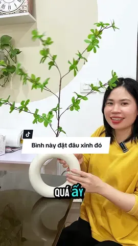 Set bình kèm hoa thạch lam quá xinh decor đâu cũng đẹp. #binhhoa #caytrangtri #lohoadecor 