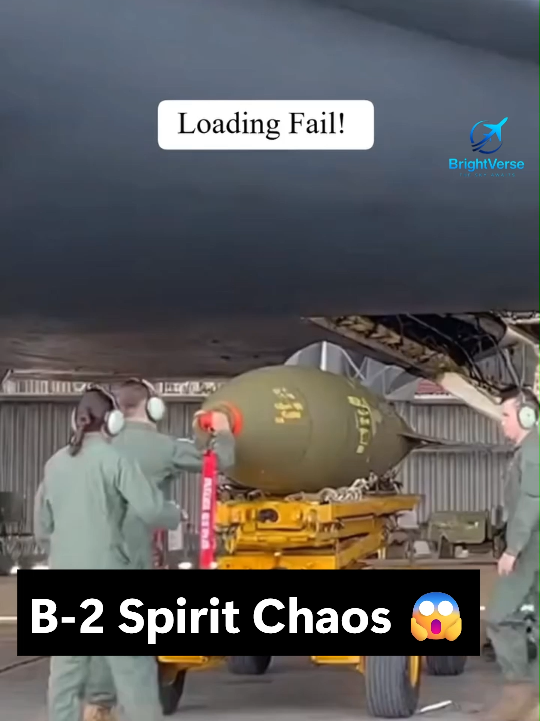HYDRAULIC MELTDOWN! 😱 B-2 Spirit Bomb Lift Goes Wrong — Crew in Total Panic! ⚡ ⚠️ Hydraulic Chaos in Action! What happens when high-tech meets high-pressure? 💥 The mighty B-2 Spirit faces a hydraulic FAIL mid-load — and the result is pure mayhem! 😳 Even the crew didn’t see THIS coming... 🎥 Watch till the end — it’s wilder than you think! 👇Tag a friend who’d FREAK OUT seeing this! 🔔 Follow @brightverseofficial & @flightclips360 for more real-life aviation fails, breakdowns & jaw-dropping flight moments! ✈️ 🎯 For entertainment purposes only | AI-enhanced simulation #HydraulicFail #B2Spirit #StealthBomber #AviationFail #JetPower #ViralReel #MilitaryAviation #AviationPower #BrightVerse #FlightClips360 #EpicReels #PlaneFails #AirForceMoments #HangarChaos #AircraftEngineering #AviationLovers #ExplorePage #FYP #ViralVideo #TrendingNow #JetFails #AviationFun #PilotLife #MechanicFail #UnexpectedRide #LOL #FYPシ #SkyDrama #AircraftBreakdown #FlightDeckOps #ViralClips