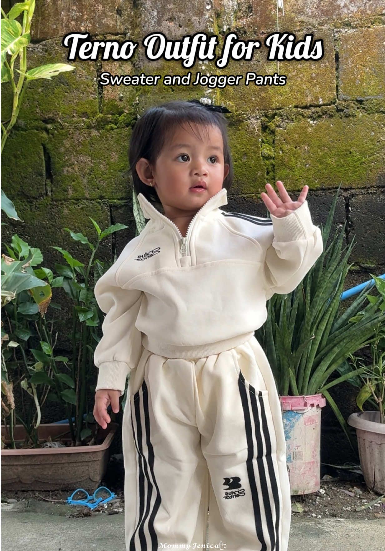 Apaka cuteeeee!! Another Longsleeves terno for Kids! #ternoforkids #babyfashion #kidsfashion #outfitforkids #ootdforkids @BBABaby 