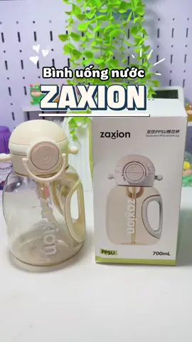Bình đựng nước tiện lợi & an toàn cho bé các mom tham khảo thử nha ✨ #zaxion #binhuongnuoc #mevabe #binhnuoczaxion #viral 