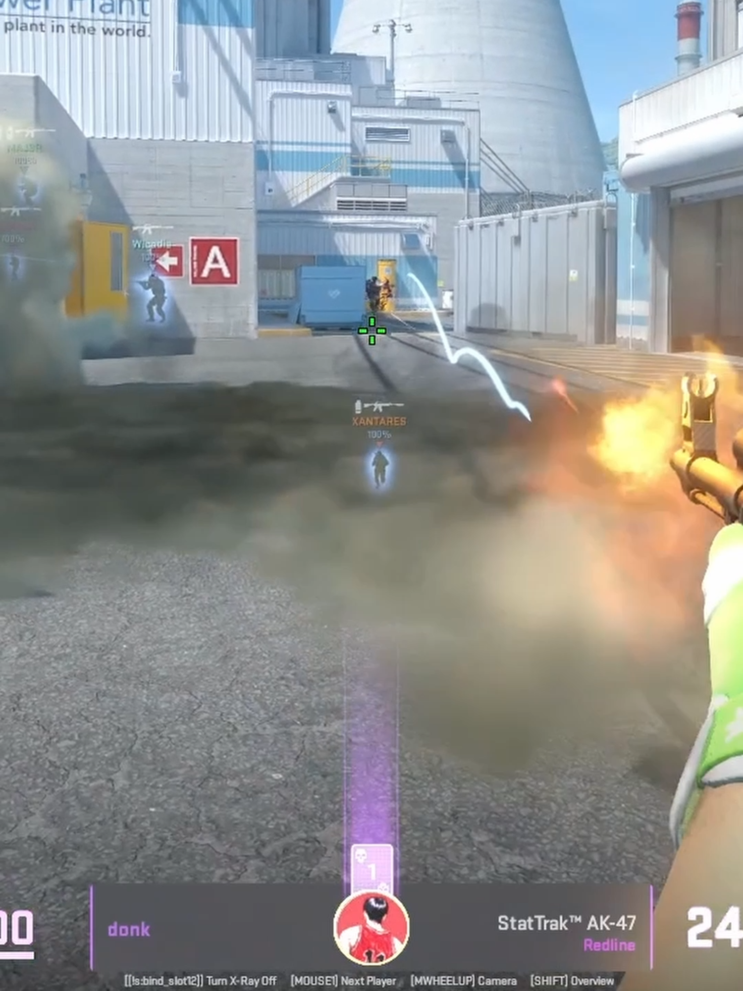 donk FAST Nuke Entry Pathing to Secret #cs2 #counterstrike #counterstrike2 #donkcs2