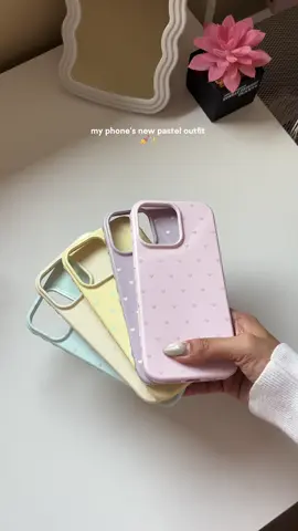 Dreamy pastel cases for my everyday 🌈💖 #cutecase #pastelphonecase #phonecase #iphonecase #cuteiphonecase 