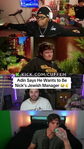 Adin Says He Wants to Be Nick’s Jewish Manager 😭✌️#cuffem #clavicular #adinross #streamer #bp 