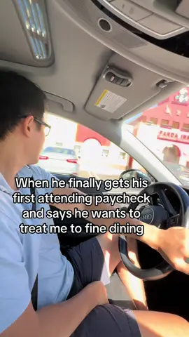 9 years of training later and he finally treats me out 🤭 Thanks to @cbell recs ofc! This spot laid the foundation for Panda Express 🫡 #finedining #ocfoodies  #marriedtomedicine #prepa #premed #dermpa #physicianassistant 