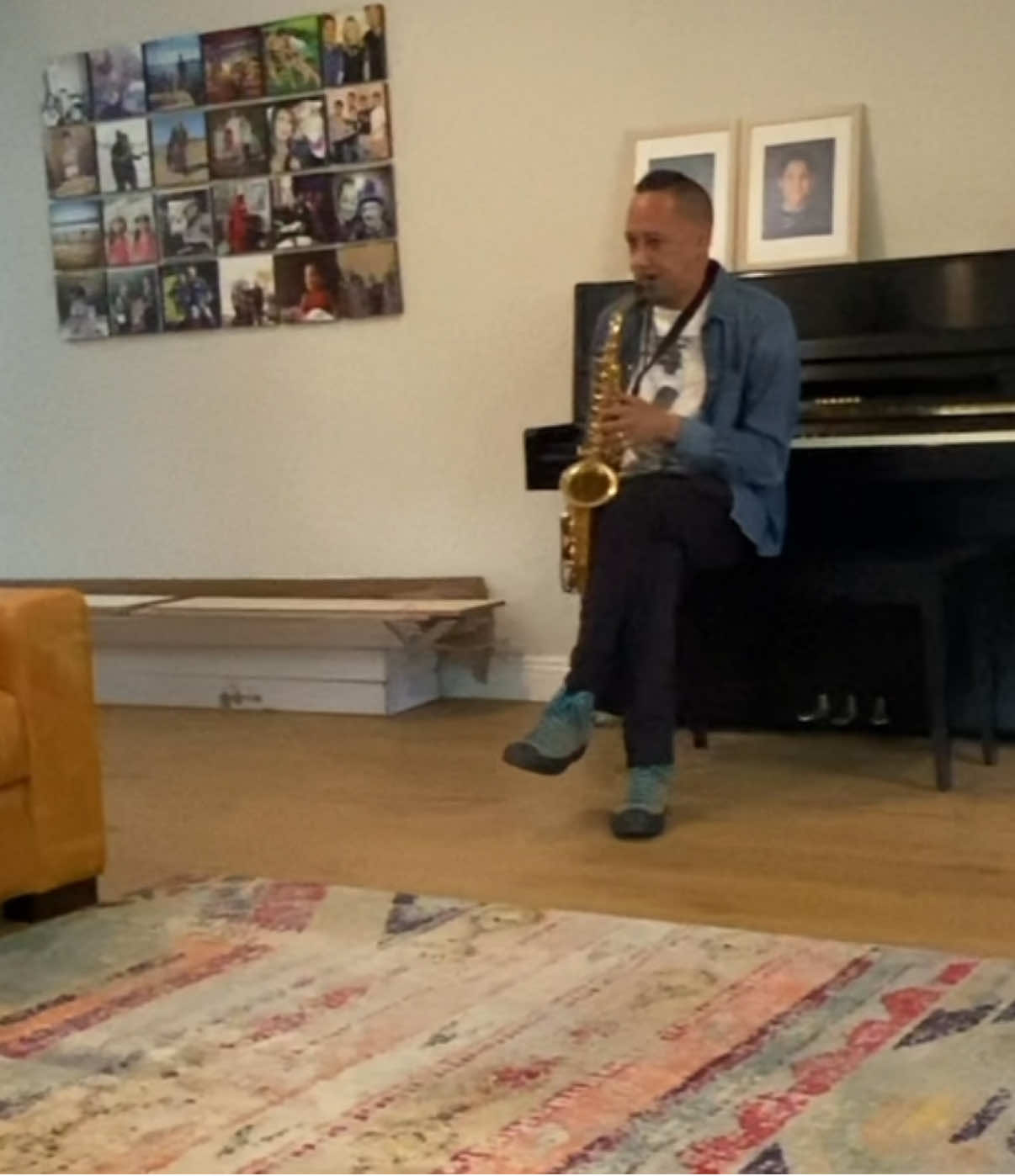 Cleto Escobedo was an incredible musician, a devoted father and husband, and a loyal friend. Thank you, Cleto, for always showing up for your family, your friends, and even the rescue dog that was healed through your soulful tunes. I’ll always remember the day you and your family shared Pinky’s story on To The Rescue. I was struck by the amount of love, laughter, and music in your home. And that’s exactly how you lived your life. The world feels quieter without your sound. I’ll miss those sax riffs that lifted everyone’s spirits. You exemplified every day that the music never ends — it will carry on in every note you left behind. #totherescue #jimmykimmel #cletoescobedo 