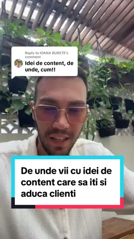 Replying to @IOANA BURETE cum de unde? :)) pai, tu ai un business, nu? Orice business trebuie sa stie sa faca ce am zis eu in videoclip. Pana atunci, nu veti putea veni cu idei de content :) #patrikbindea #ideidecontent 