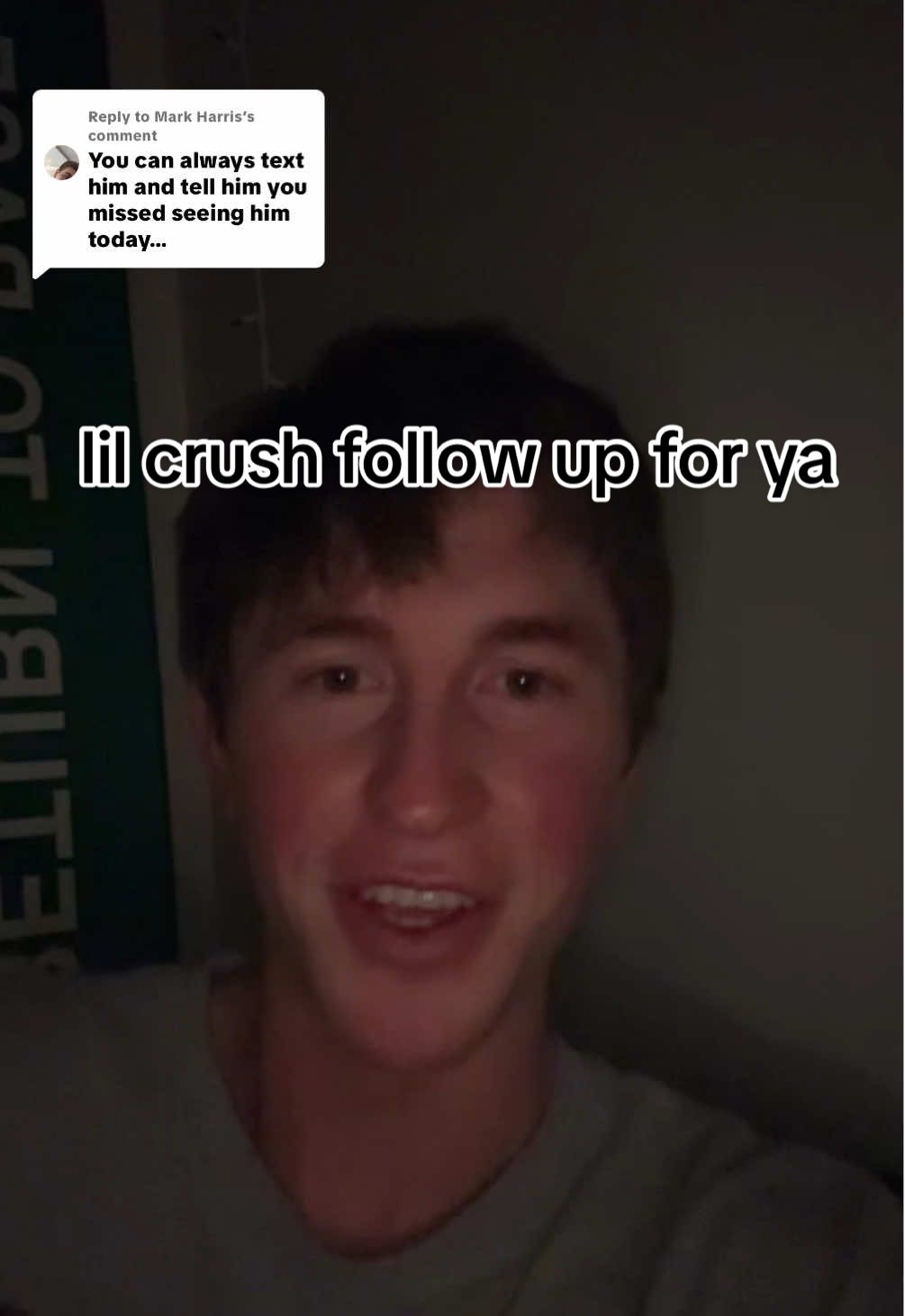 Replying to @Mark Harris can’t risk a double text in this economy 😪😂 #fyp #gay #mlm #crush