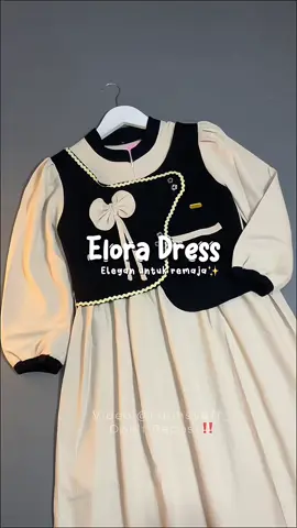 Dress nya secantik ini🥹🫶🏻 #dresslebaran #gamisremaja #ootdhijab 