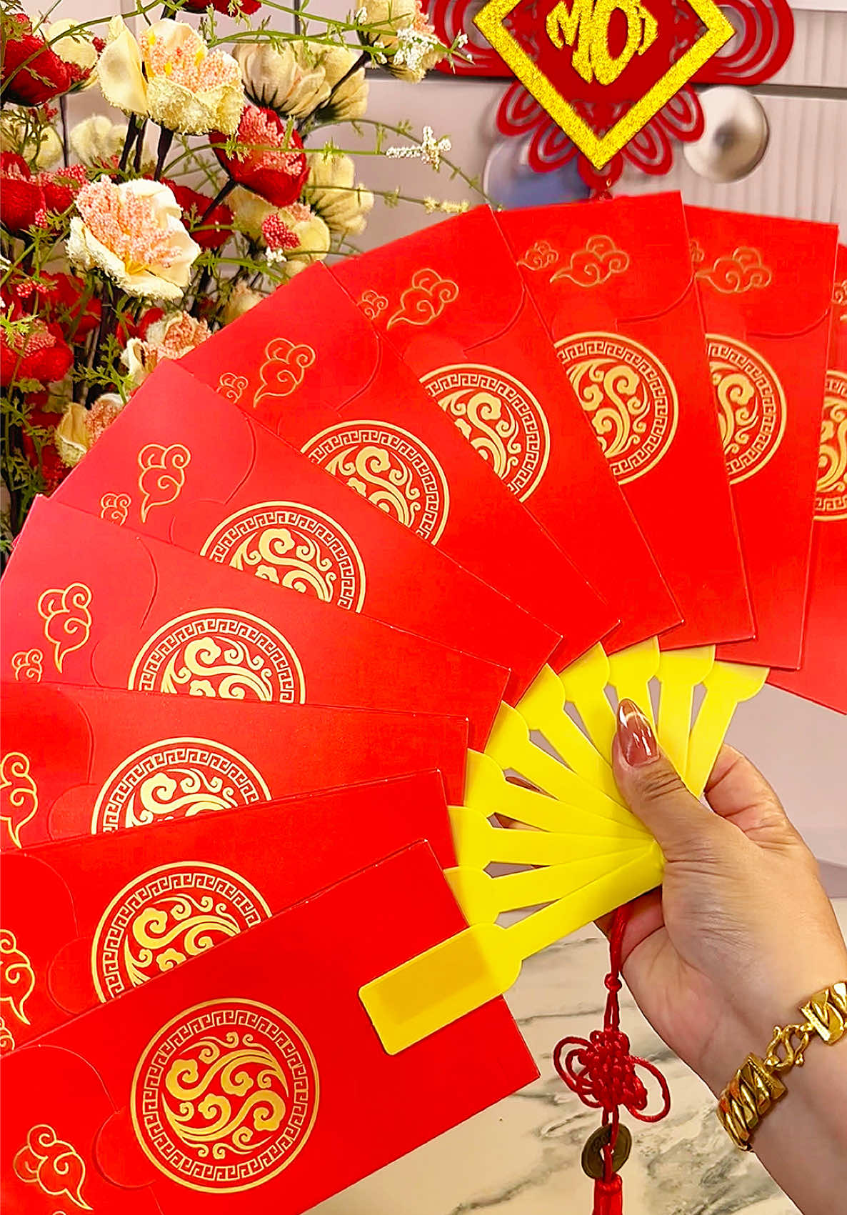 Bao Lì Xì Quạt 10 Ngăn  @Ngọc Lanh (Mẹ Cutin)  @Ngọc Lanh (Mẹ Cutin)  @Ngọc Lanh (Mẹ Cutin)  #baolixi #lixiquat #baolixi2026 #ngoclanhmecutin #xuhuong 