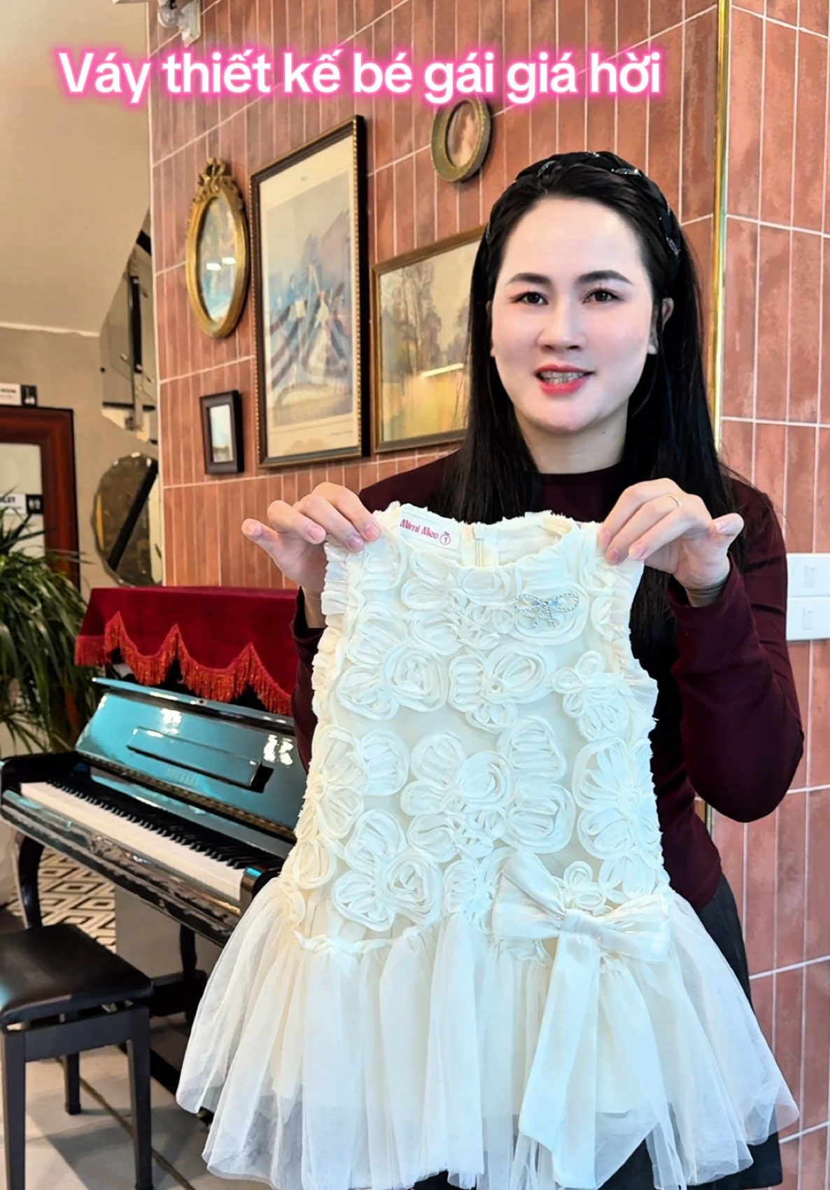 Váy xinh mặc đi chơi đi tiệc ăn cưới đều đẹp ạ #thoitrangtreem #tiktokshop #vaybegai #vaybegaithietke #tet2026 