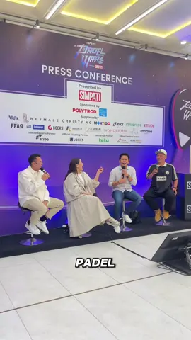 Padel Wars bakalan seruu bangett ❤️ Cuss yang belum beli tiketnya beli sekarang di loket.com !! Tungguin kejutan lainnya ❤️ See you 6 Desember!!🥰