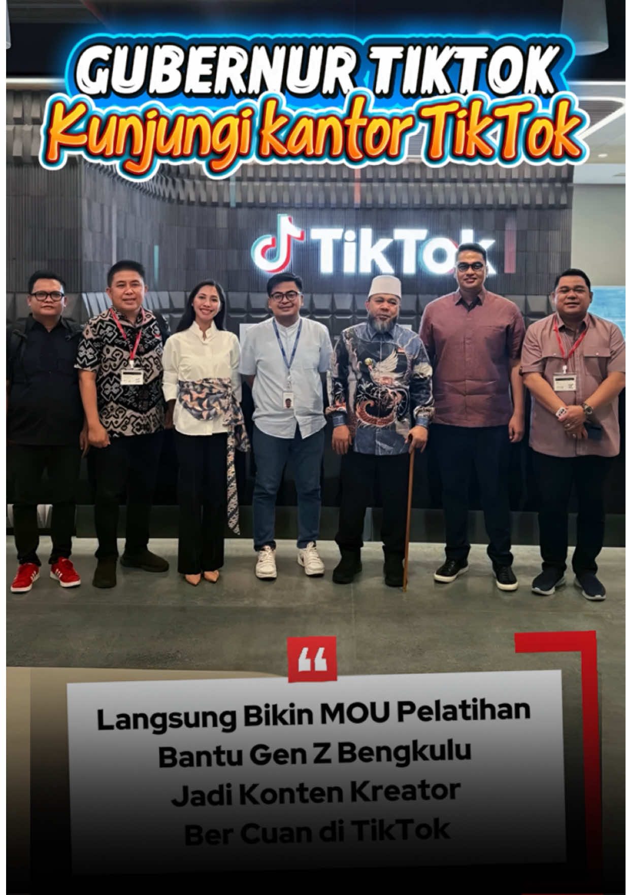 Gubernur TikTok ke Kantor TikTok? 😀 #tiktok #tiktokindonesia 