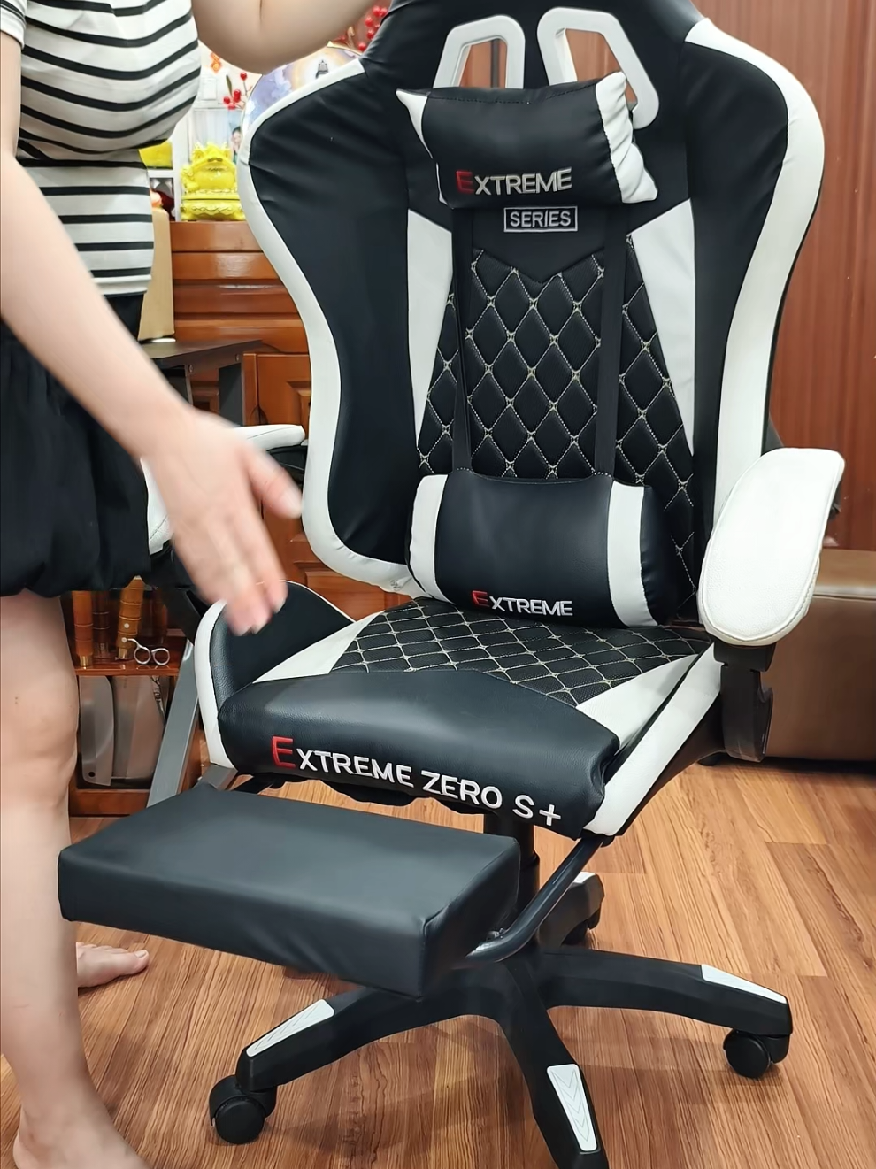 Ghế gaming zero s plus ( Bản có gác chân ) #ghegaming #ghecongthaihoc #ghevanphong #cotiennhaxinh 