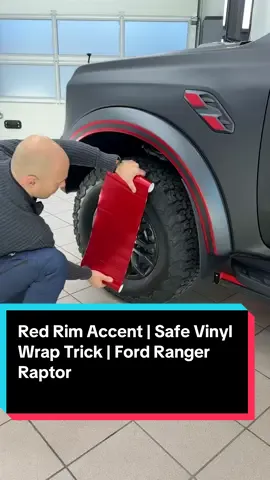 Red Rim Accent | Safe Vinyl Wrap Trick | Ford Ranger Raptor The Ford Ranger Raptor comes with huge dark gray rims — powerful, but a little too plain. So in this tutorial, we add red vinyl accents inside the V-shaped spokes to create a sporty, aggressive look. This method is completely safe, precise, and 100% reversible, using a simple painter’s tape template technique that guarantees perfect symmetry every time. 📋 Step-by-step process: 🧵 Apply Painter’s Tape onto one of the V-shaped rim trims ✏️ Trace the exact edges of the V shape with a pencil to create your template ✂️ Remove the tape template carefully and place it on a sheet of red vinyl film 📏 On a flat table, cut the vinyl accurately along the pencil lines — now you have a perfect V-shaped piece 🧼 Clean the rim surface thoroughly to remove any dust, brake residue, or grease 🎨 Apply the red vinyl onto the V-shaped section, aligning it precisely with the rim’s contours 🔥 Use a Heat Gun to soften the vinyl and ensure strong adhesion around the curves ✨ Repeat for the other V shapes or just one per wheel for a minimalist accent 💥 Final effect — a deep dark gray rim with sharp red highlights visible from every angle 💡 Why this mod rocks: • No cutting on the rim — 100% safe and reversible • Adds bold contrast without changing the full wheel color • Easy DIY method with only tape, vinyl, and heat • Perfect for customizing without any tools or risk Would you wrap all the V’s or keep just one per rim? Drop your opinion below! Join the Polonez Garage community — creativity starts with tape and vinyl. 🎵 Music: #DYNOVE #FordRangerRaptor #RimWrap #DIYCarModification #RedAccent          